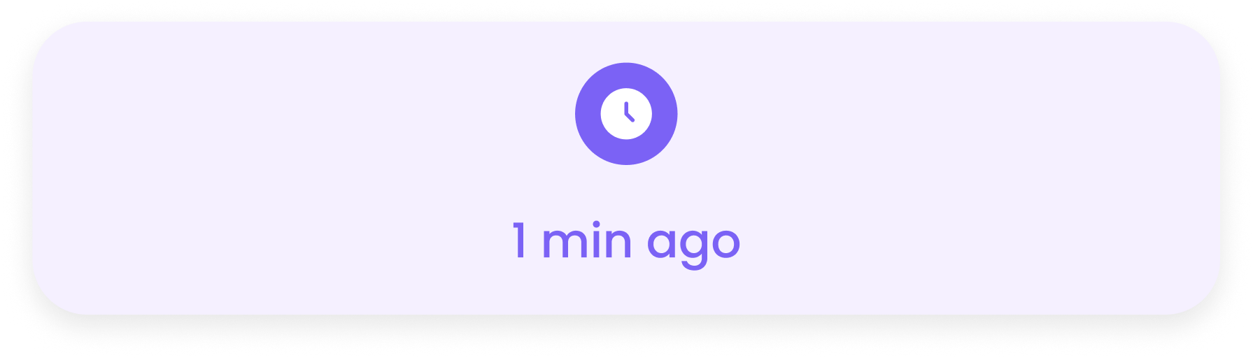 1 min ago