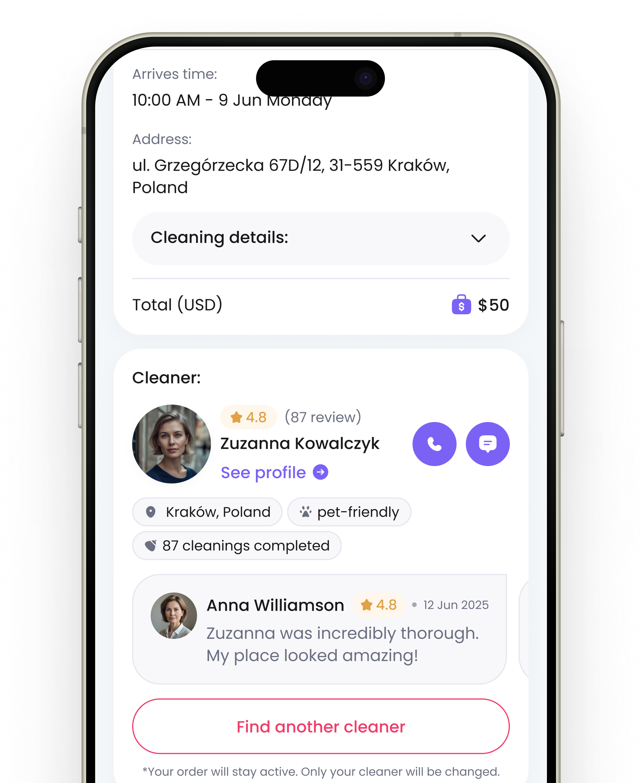 mobile app