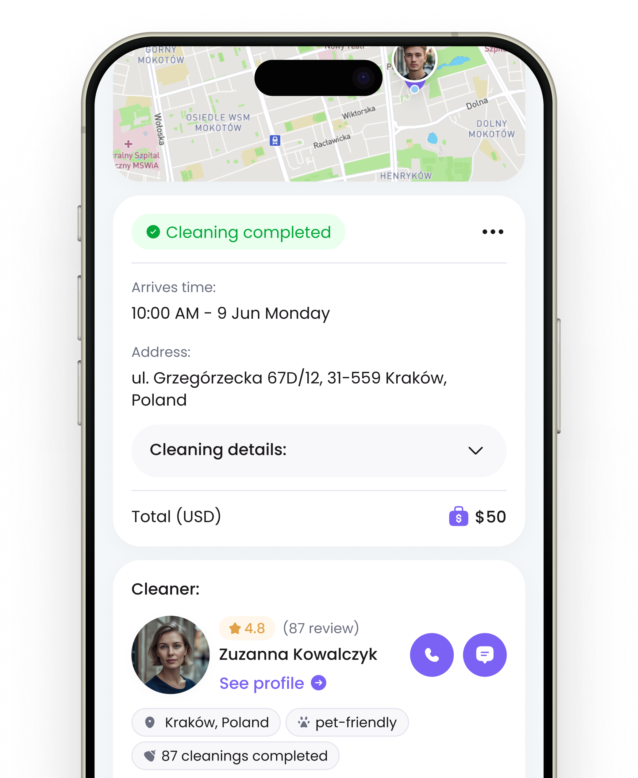 mobile app